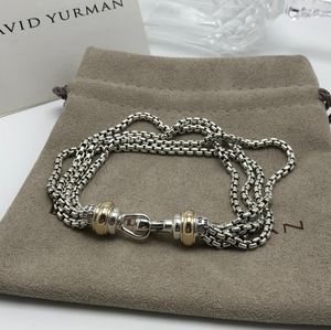 💕 David Yurma bracelet multi chain 4 row